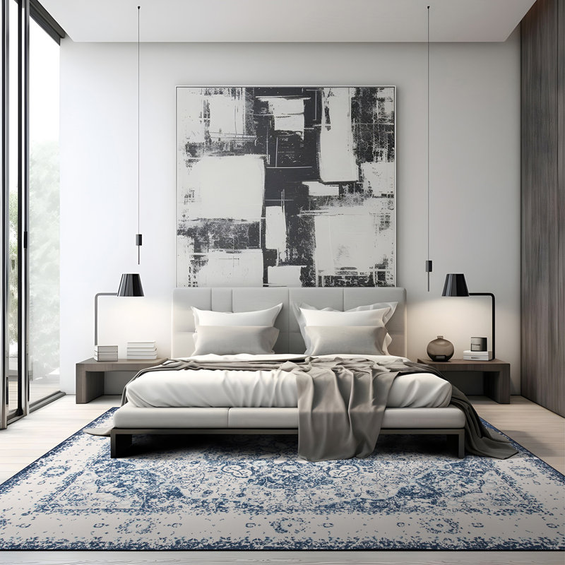 Three Posts™ Barlow Machine Woven Oriental Area Rug & Reviews